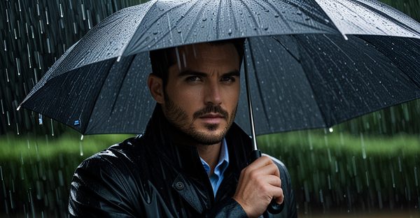Parapluie homme : allier style et praticité sous la pluie